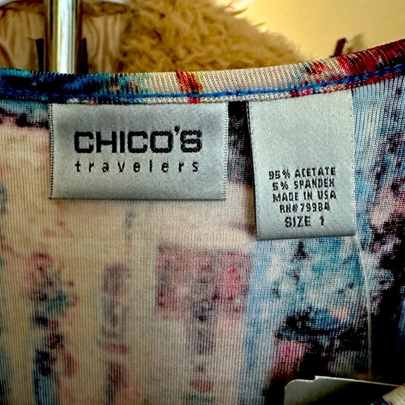 Beautiful Chico’s Boho shirt NWT beautiful colors! - Picture 3 of 4